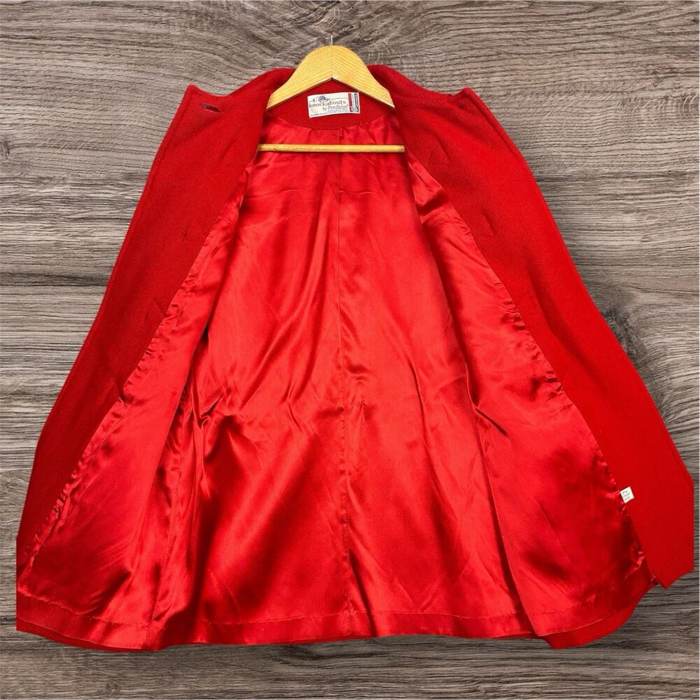 Pendleton Knockabouts Red Wool Toggle Duffle Coat… - image 3